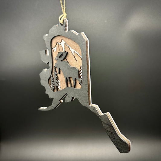 Layered Alaska Ornament