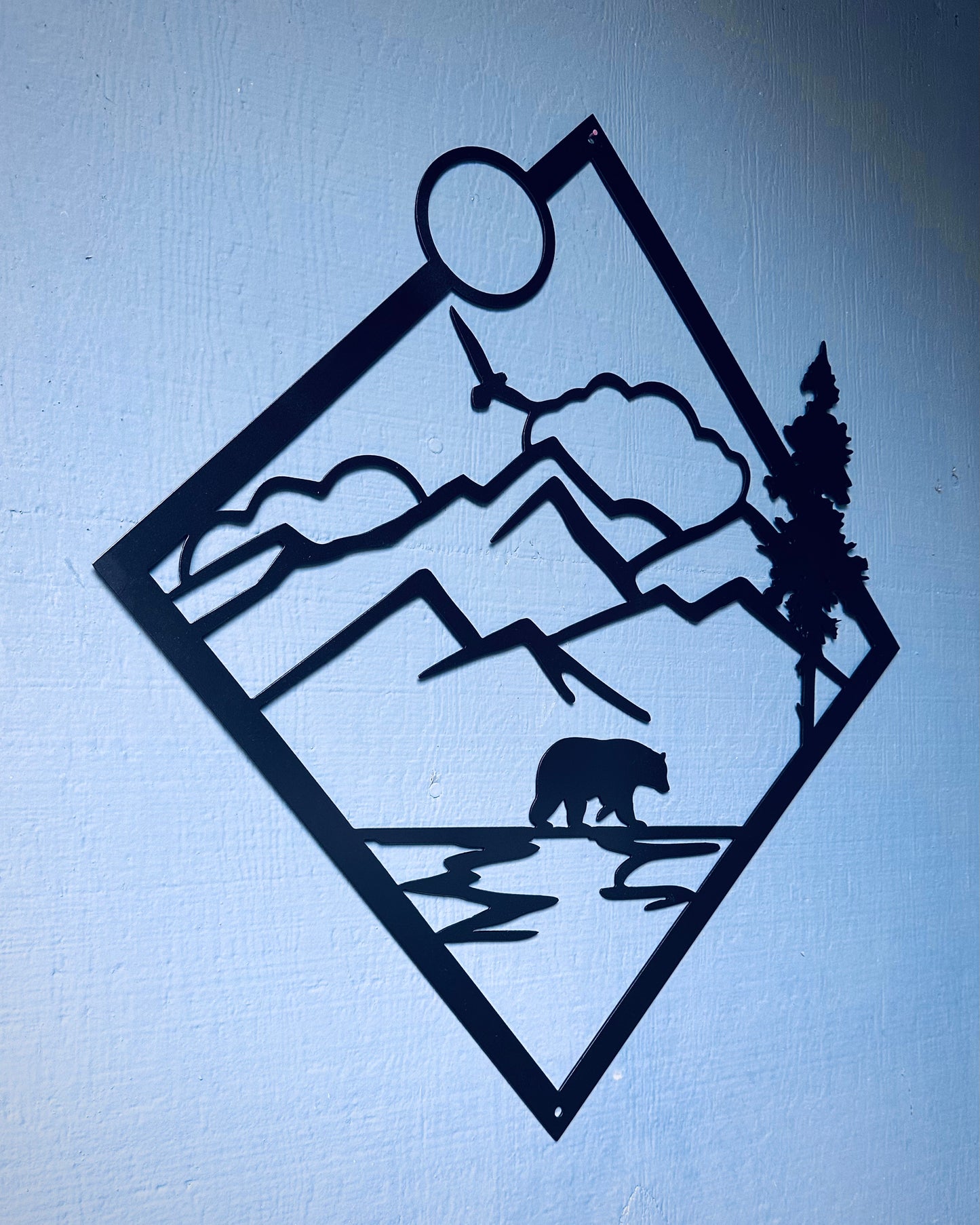 Modern Mountain scenery