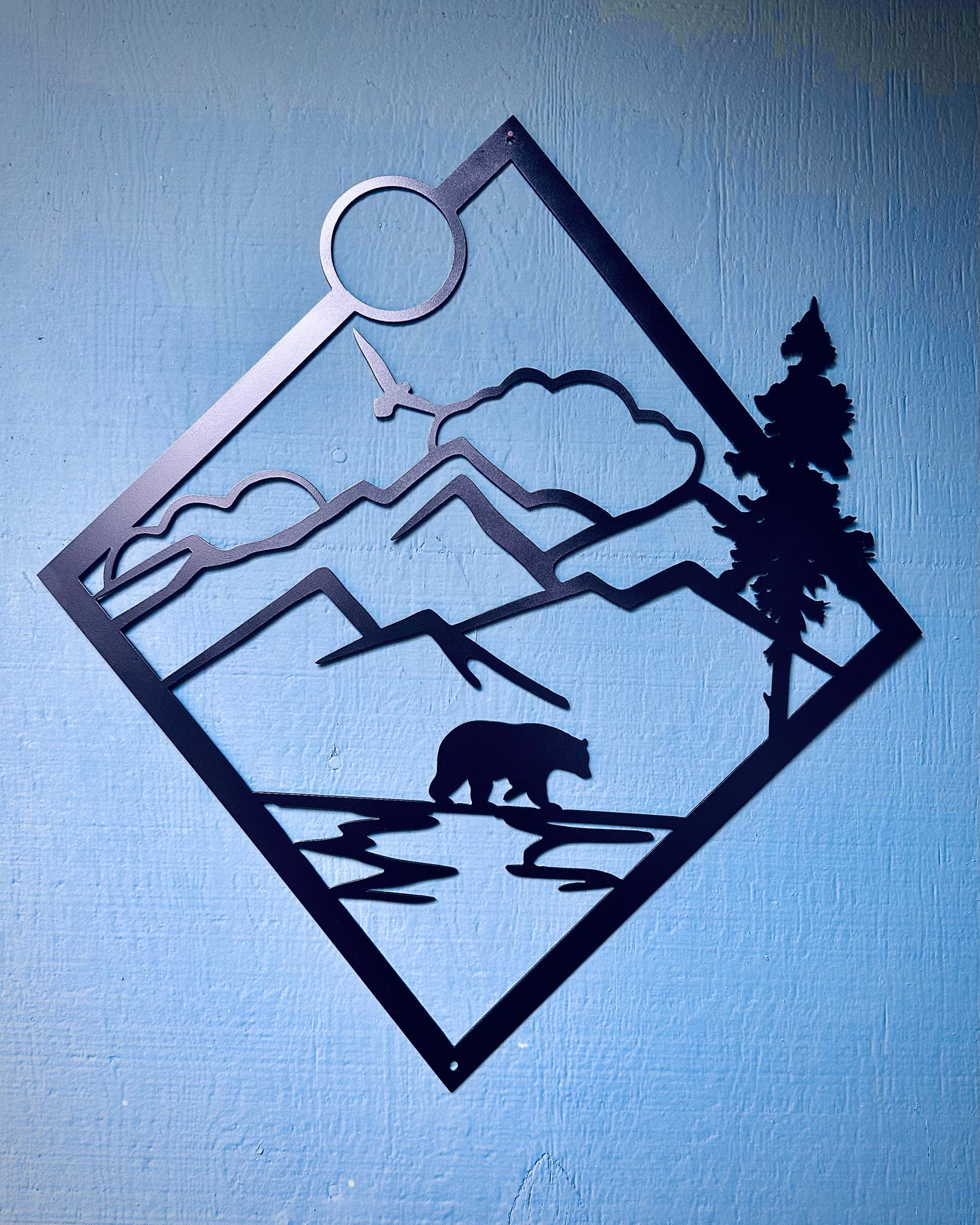 Modern Mountain scenery