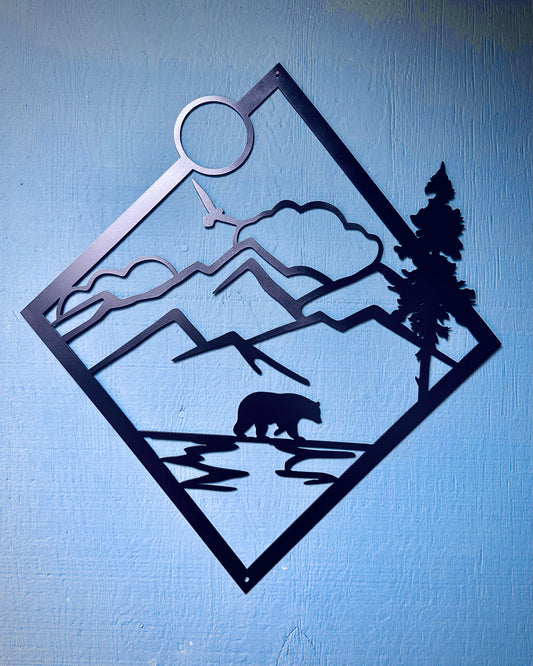 Modern Mountain scenery