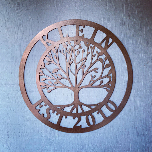 Tree of Life Family Sign
