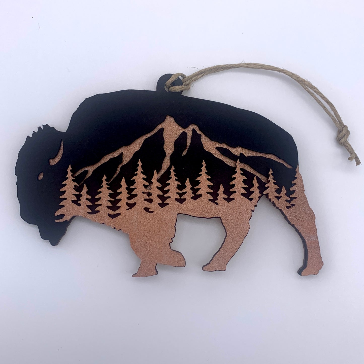 Layered Bison Ornament