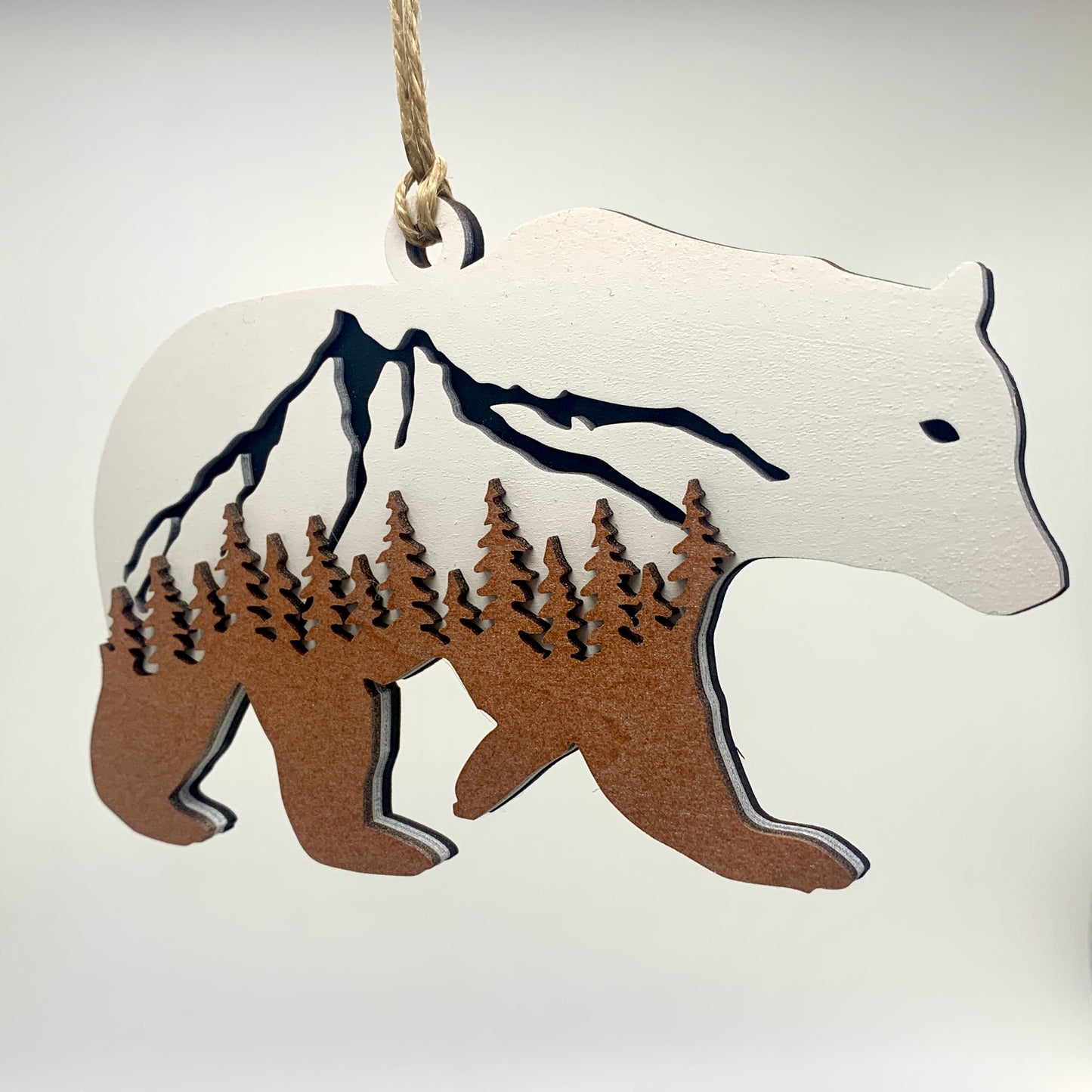 Layered Bear Ornament