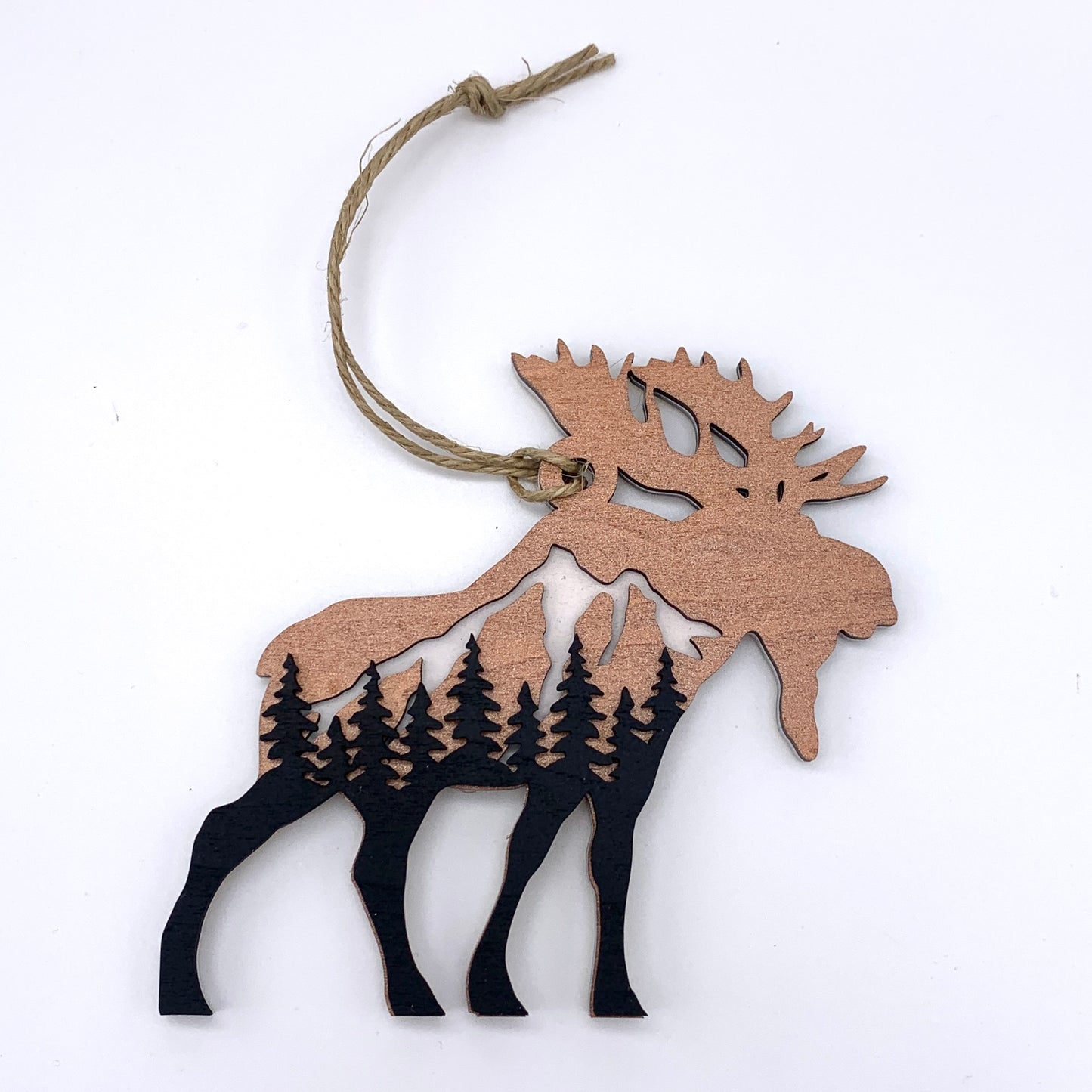 Layered Moose Ornament